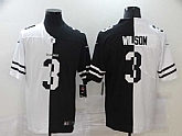 Nike Seahawks 3 Russell Wilson Black And White Split Vapor Untouchable Limited Jersey Dzhi,baseball caps,new era cap wholesale,wholesale hats